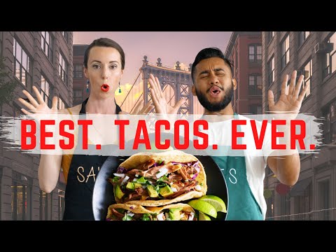 BEST TACOS EVER! 🌮 NYC Famous Recipes: Los Tacos No. 1