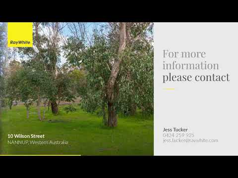 10 Wilson Street, Nannup, WA 6275, 0 Bedrooms, 0 Bathrooms, Section