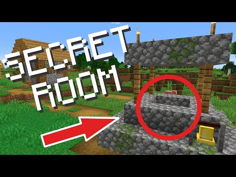 Discover hidden room in Minecraft well!