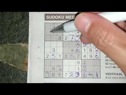 Today a fantastic Medium Sudoku puzzle (with a PDF file) 06-25-2019