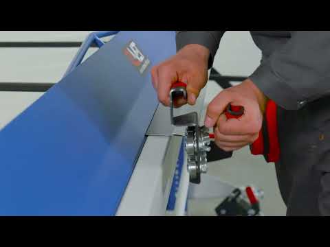 Sheet metal folders M40x2200 with rollershears . - Image 2