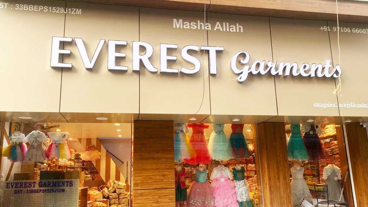 Everest Garments | Everest Hosiery | Old Washermenpet Chennai | Wholesale Shop