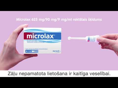MICROLAX 625 mg/90 mg/9 mg/ml rektālais šķīdums, N12