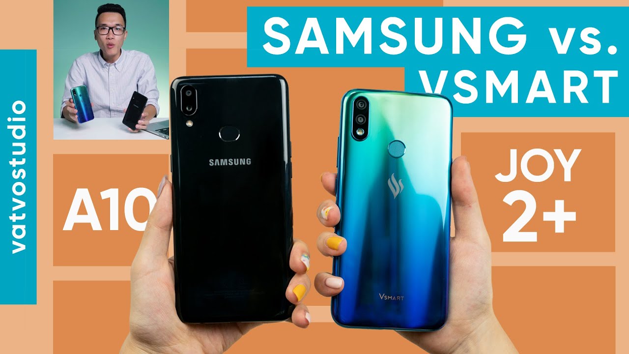 So sánh chi tiết Samsung Galaxy A10s và Vsmart Joy 2+