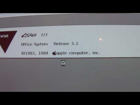 Apple Lisa 2/5 showing Lisa Office System