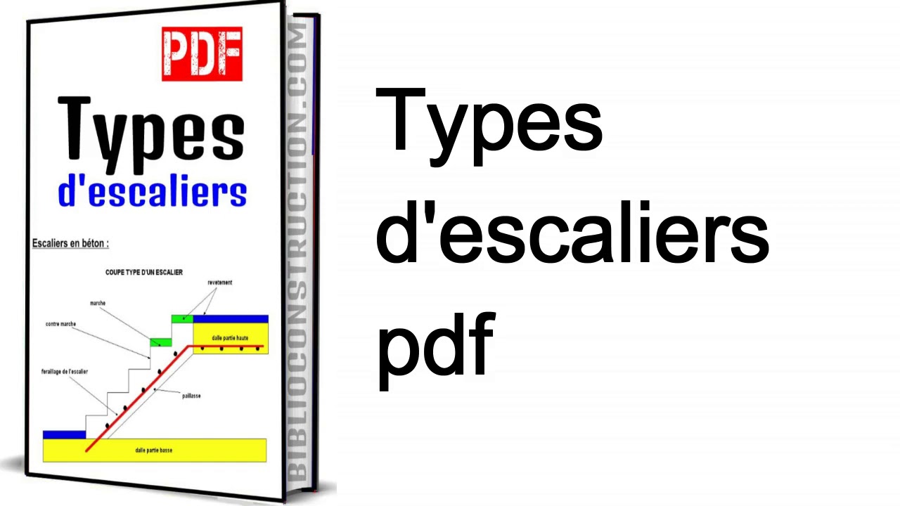 Types d'escaliers pdf
