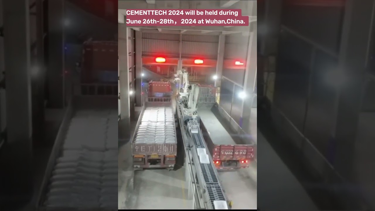 Bagged cement robot intelligent loading system