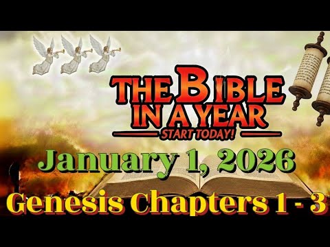 🙏 Genesis 1-3 Bible Study January 1 2026 | The Creation of the Heavens & Earth | Daily Bible Reading
