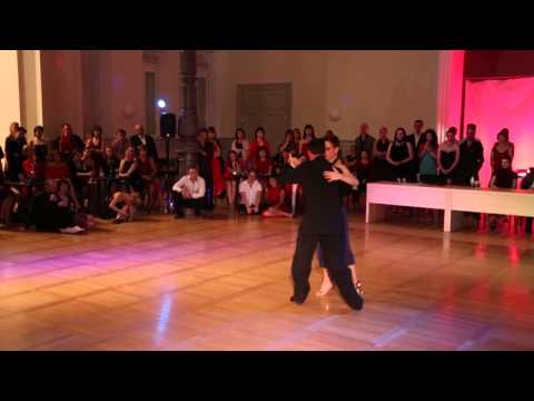  Esteban Moreno  and  Claudia Codega  are  dancing  at  Tangomania  in  2014