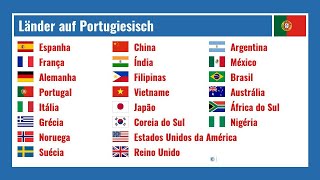 Länder auf Portugiesisch