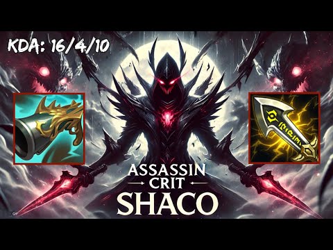 Full Crit Assassin Shaco - S15 Emerald Ranked [League of Legends] Full Gameplay - Infernal Shaco