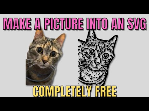 Turn Any PNG or JPG into a Cuttable SVG for FREE! | Easy Cricut Tutorial