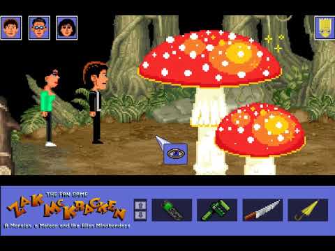 Zak McKracken The Fan Game: A mansion, a Meteor and the Alien Mindbenders. Gameplay #3