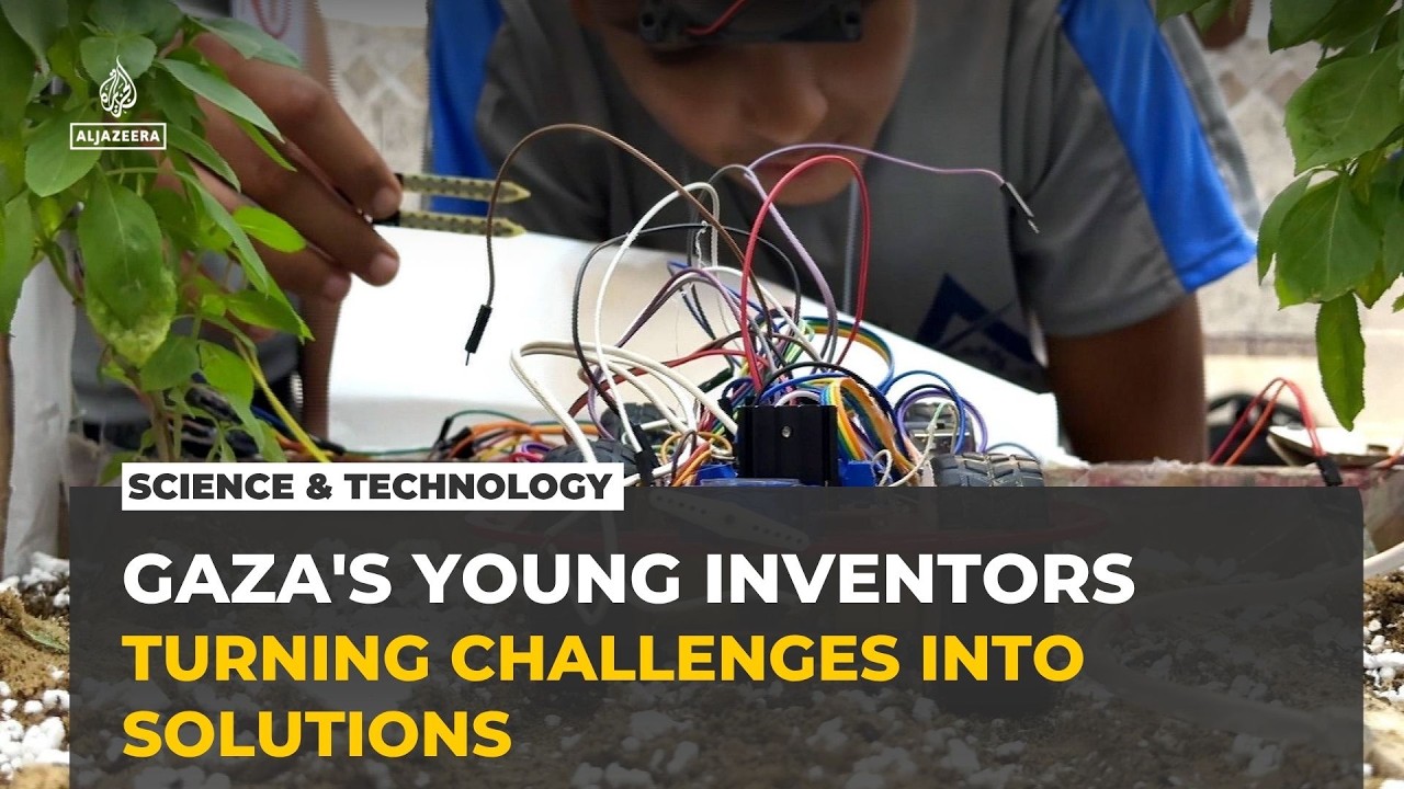 Young inventors in Gaza turn wartime challenges into technology solutions