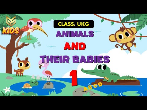 Animals and their babies - Part 1 - UKG - EVS - Gyansrota Kids