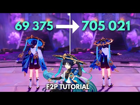 C0 WANDERER 700k Nuke Tutorial [Genshin Impact]