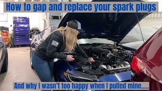 Replacing the spark plugs in my Mustang GT