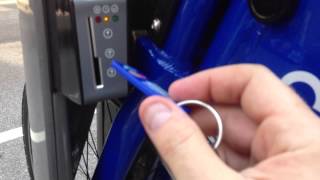 CitiBike Key in Use