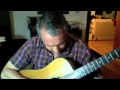 MOON RIVER (acoustic guitar over backing track ...