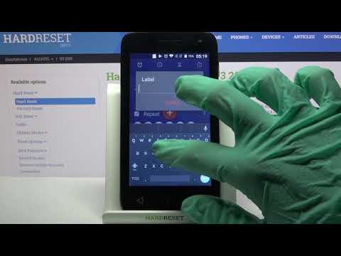 How to Set Up and Personalize Alarm Clock – ALCATEL U3 2018