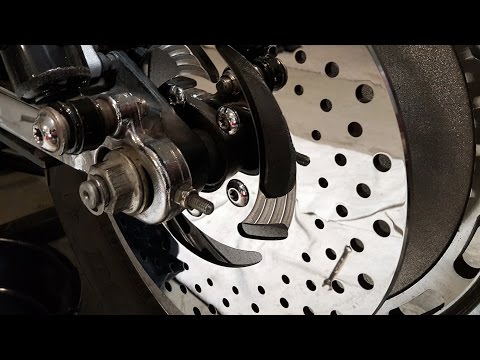 Sportster rear brake disc/rotor replacement
