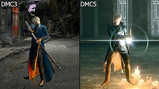 Devil May Cry 3 Vs DMC5 Vergil | Comparison
