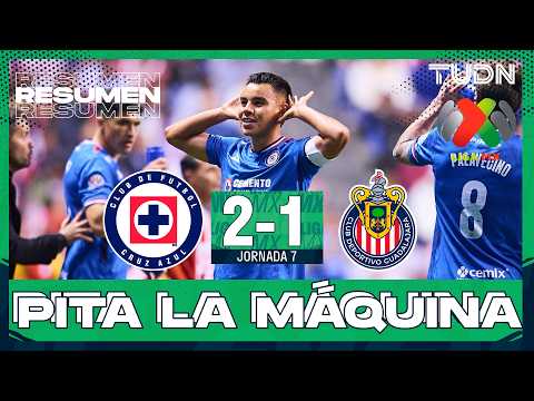 Highlights and goals - Cruz Azul 2-1 Chivas | Liga MX - Matchday 7 Clausura 2026 | TUDN