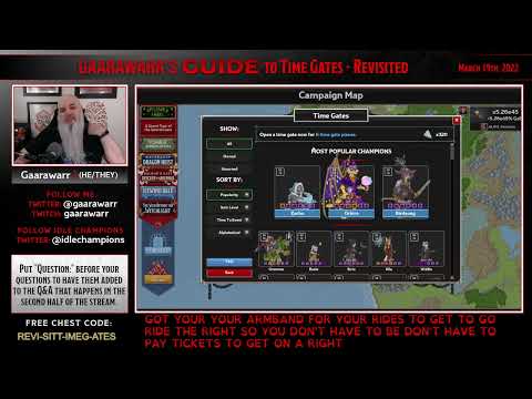Gaarawarr's Guide to Time Gates (Revisited) | Idle Champions | D&D