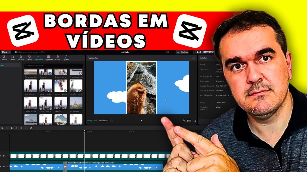 🖼️Como colocar Bordas no Vídeo no CapCut Pc?