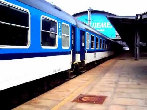 Odjezd vlaku R 758 ze stanice Praha hl.n.