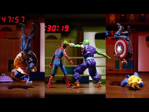 [Dragon Ball] [MARVEL] -  Performing wrestling move in Stop Motion