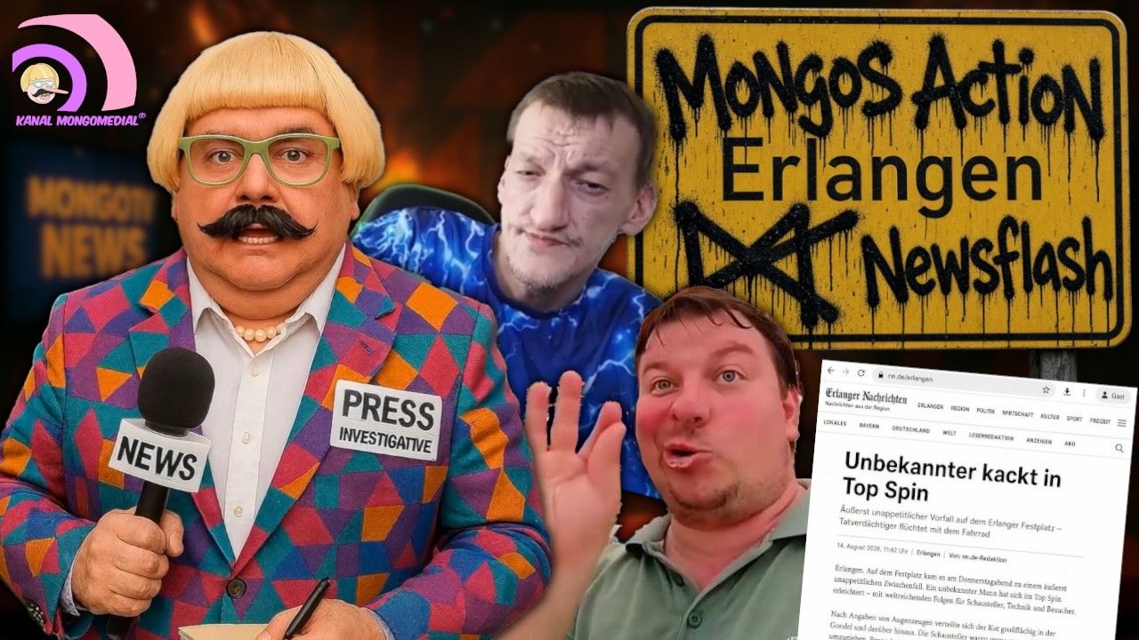 Mongo macht die NEWSFLASH - Top Spin Skandal, Gerichtsnews um Gerd Baier und Leon Elektronik!