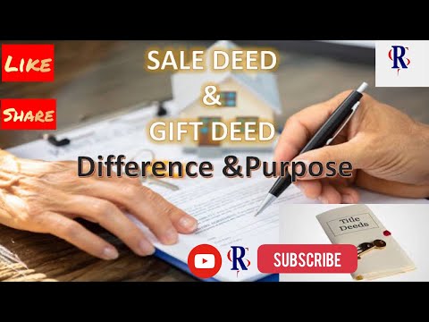 gift deed and sale deed explained |Gift deed of property