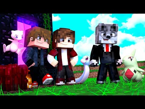 Minecraft: Pokemon História Ep. 1 - PORTAL DO MUNDO POKEMON