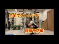 自宅で簡単ストレッチ!腰痛予防編