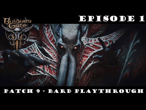 Baldur's Gate 3 |  Episode 1 | Character Creation | Bard Playthrough