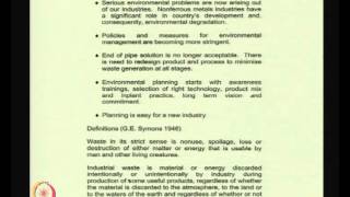 Mod-01 Lec-32 Lecture-32-Energy and Environment Related Issues in Nonferrous Metals Production