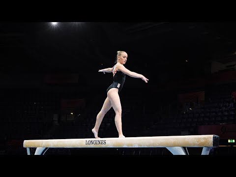 Sanne Wevers (NED) BB - 2019 World Championships -  Podium Training