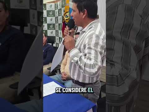 El  burgomaestre zamorano presentó un oficio con necesidades prioritarias para el cantón