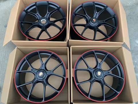 Porsche 992 GT3 style forged wheels 20/21 5x130 set for 992 Carrera S