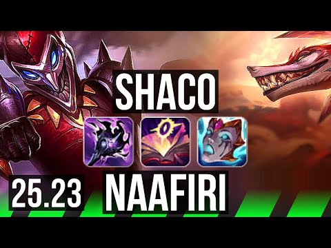 SHACO vs NAAFIRI (JGL) | 16/0/7 | EUW Diamond | 25.23