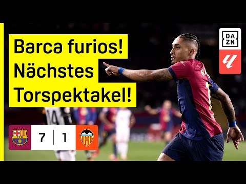 Barcelona knallt Valencia aus dem Stadion: FC Barcelona - FC Valencia | LaLiga | DAZN Highlights