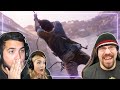 Gamers REACT to Uncharted 4: A Thief's End - Best Chase In Gaming History! | Gamers React