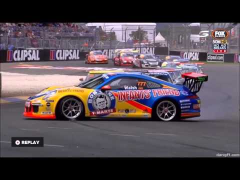 Clipsal 500 Adelaide 2016 Crash compilation