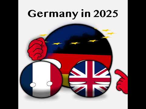 Germany: Then vs Now (Satirical Comparison) #countryballs