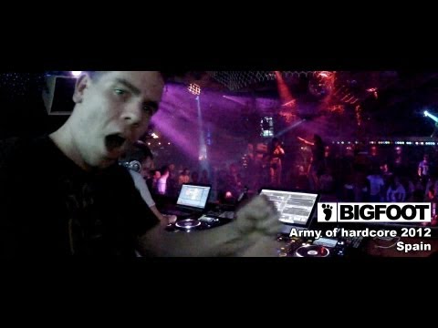 DJ Bigfoot - Army of hardcore 2012 (Almoradi, Spain) aftermovie