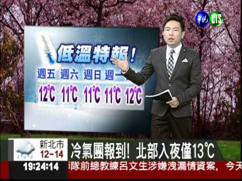 冷氣團報到! 北部入夜僅13℃