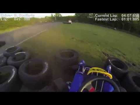 Crash - 100 Laps of Berghem 13 May 2015