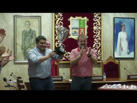 Recepción a los equipos del CD Útica que han ganado la Liga 2022/23