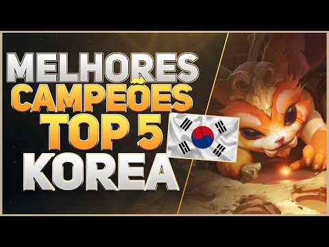 Quais são os Melhores Campeões que os MELHORES KOREANOS USAM - League of Legends
